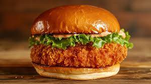 Crispy veg burger