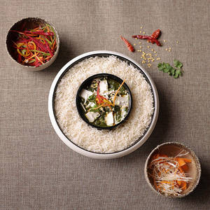 Palak Paneer Rice Bowl