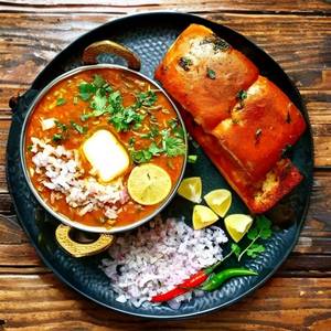 Schezwan Pav Bhaji