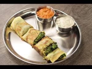 Cheese Palak Dosa