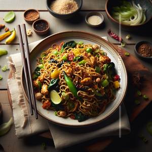 Veg Hakka Noodles