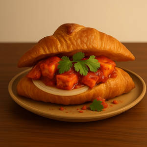 Croissant Sandwich Tandoori Paneer