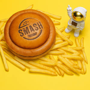 Spaceman Smash UFO Burger (chicken)