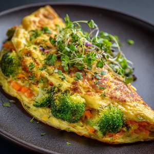 Brocolli & Carrot Gourmet Omelette