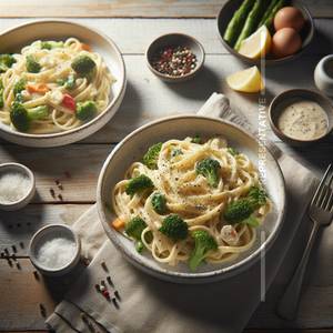 Alfredo White Sauce Pasta Without Vegetable
