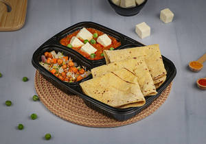 Matar Paneer With 3 Multigrain Phulka