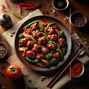 Mushroom Manchurian