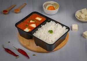 Paneer Curry Healthy Rice Bowl
