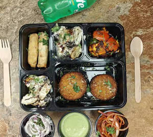 North Indian Starter's Thali