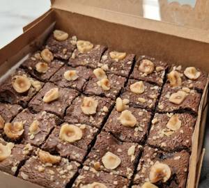 Nutella Hazelnuts Brownie Bites (25 Pcs In A Box)