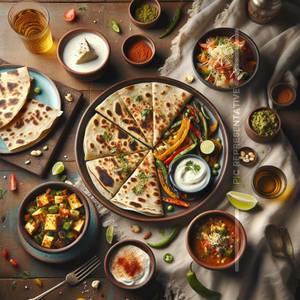 Paneer Paratha With Dahi