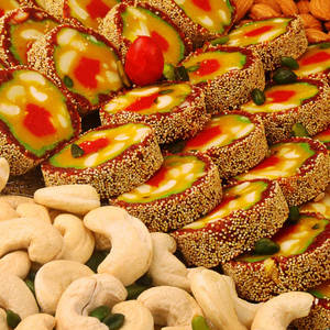 Kaju Anjeer Cake