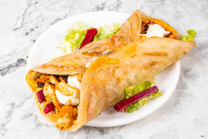 Porotta Shawarma Plate