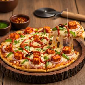 Spicy Paneer Tikka Pizza