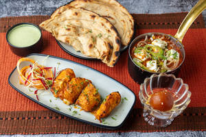 Kadhai Paneer Deluxe Combo With Gulab Jamun