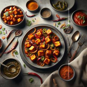 Chilli Paneer Dry