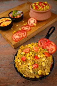 Corn Tomato Khichdi