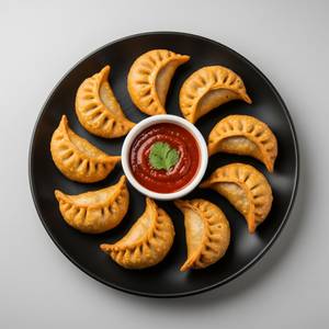 Paneer Tandoori Saucy Momos 8