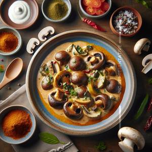 Mushroom Butter Masala