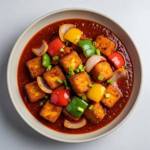 Chilly paneer [gravy]