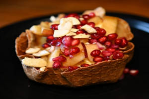 Fruit Custard Sundae