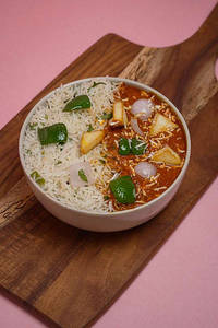 Spicy Paneer Tikka Rice Bowl. (appx. 400gm)