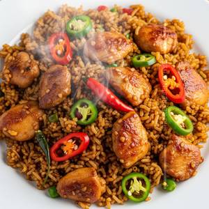 Chicken schezwan fried rice