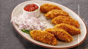 Cheese Kurkurey Momos [6 Pcs]
