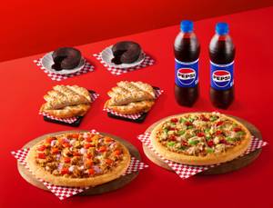 Pizza Party Pack for 4 (Non Veg)