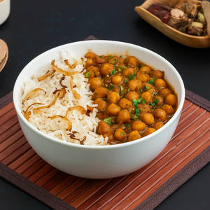 Punjabi Chole Chawal Bowl