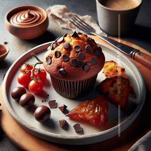Choco chip muffin
