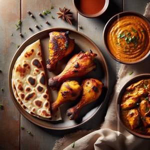 3 Tandoori Roti + 1 Chicken Maharaja                                                                           