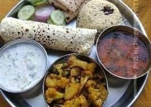 1 Dal Fry (Urad Chana Mix) + 5Butter Tawa Roti