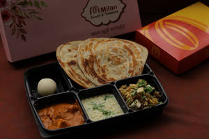 5 Dish Meal Combo(paneer+laccha Paratha+biryani+mint Raita+sweets)