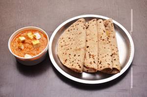 Mattar Paneer with Tandoori Roti