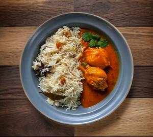 Ghee Rice + Chicken Kurm