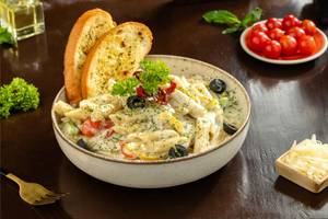 All Veg White Sauce Pasta