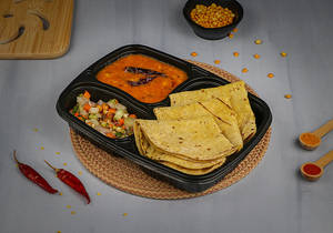 Dal With 3 Multigrain Phulka