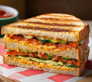 Veg club sandwich