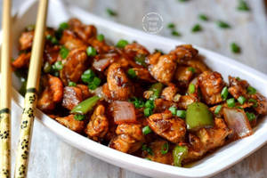 Chilli Mushroom Dry