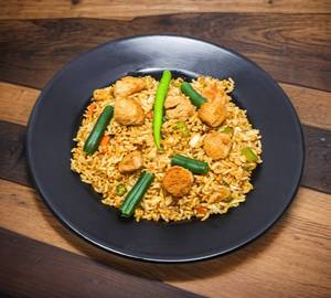 Fried rice with Manchurian boll