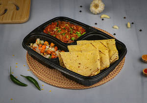 Chicken Liver Masala With 3 Multigrain Wheat Phulka
