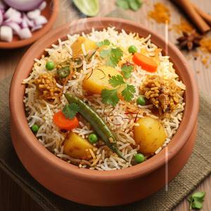 Veg dum biryani               