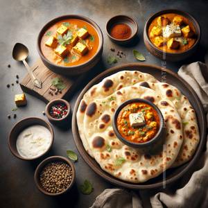 Butter Paneer with 3 Tandoori Roti