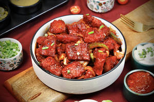 Chilliy Soya Chaap Tikka Dry