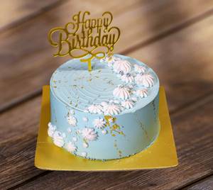 Vanilla Cascading Floral Cake [500 G]