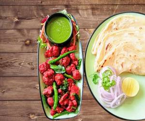 Old City Style Chicken 65 (with 2 Pcs Warqi Paratha)