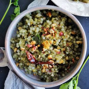 Basil Pesto Sabudana