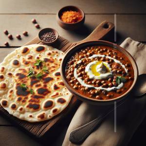 1 Dal Makhani + 1 Butter Roti (1 Pc)                                                                                        
