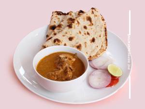 2 Tandoori Roti With Chicken Kasha (2Pc)